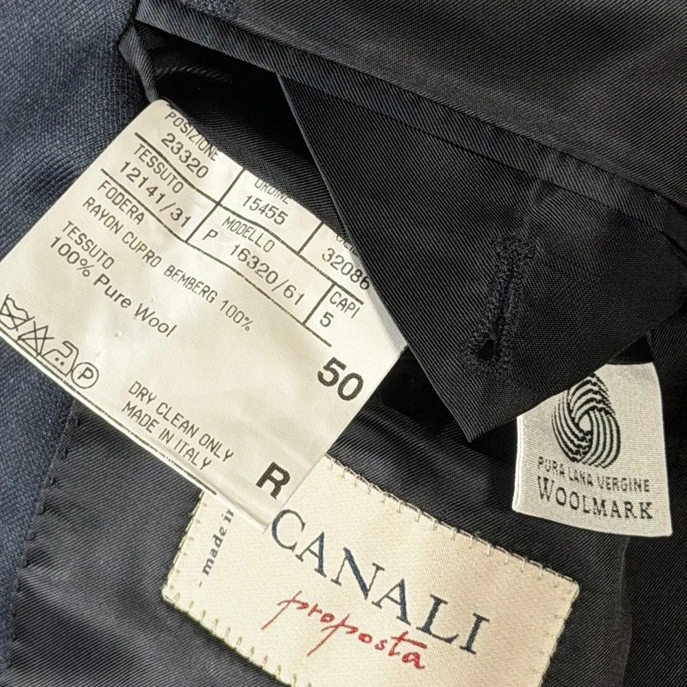 Canali Proposta Super 120s Wool Suit Jacket Blazer Made in Italy‎ Men's 50
